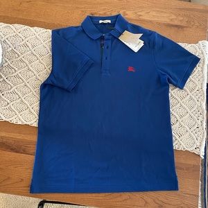 ⛔️SOLD⛔️NWT Burberry Men’s Polo Shirt Size M